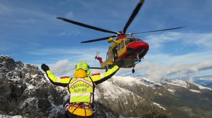 Soccorso alpino con elicottero - Foto di Antonio Di Cecco