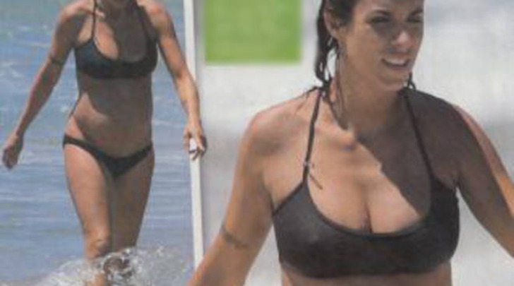 Elisabetta Canalis incinta a Los Angeles