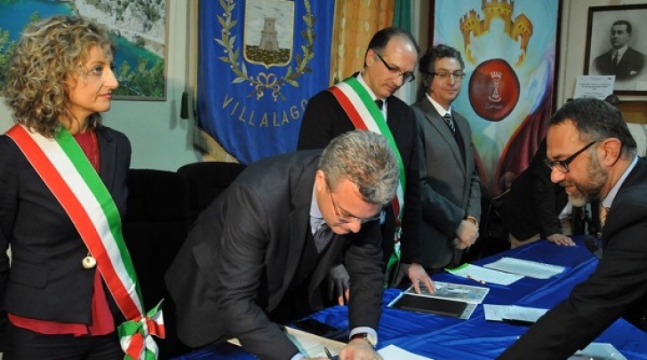 Firma contratto di fiume villalago