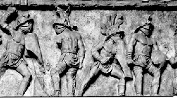  fregio del monumento funerario di Lusius Storax
