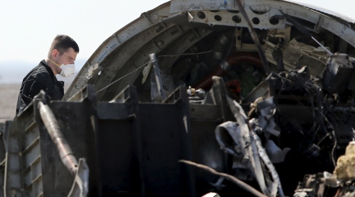 Aereo russo caduto nel Sinai