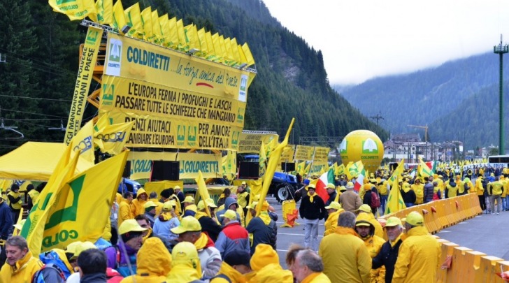 Manifestazione Coldiretti Brennero