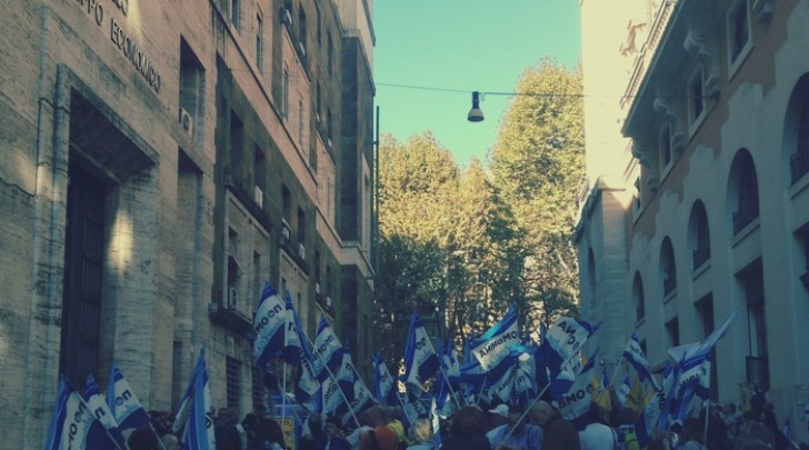 Manifestanti No Ombrina- foto da Ansa