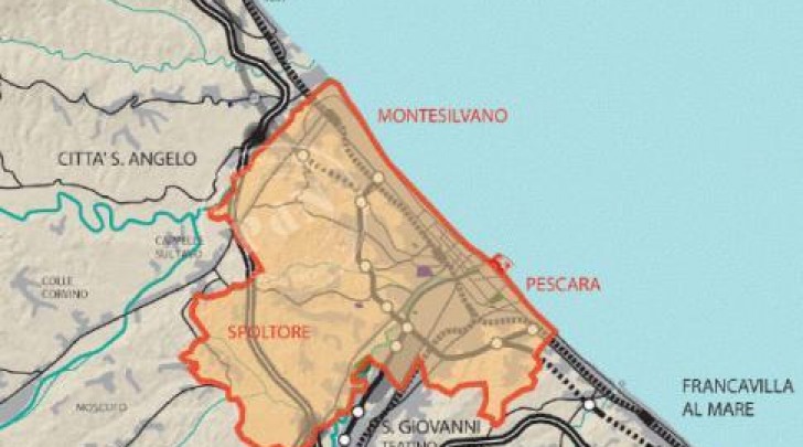 mappa grande pescara