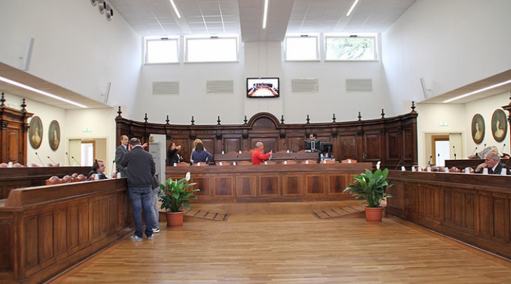 Sala Consiglio comune l'Aquila