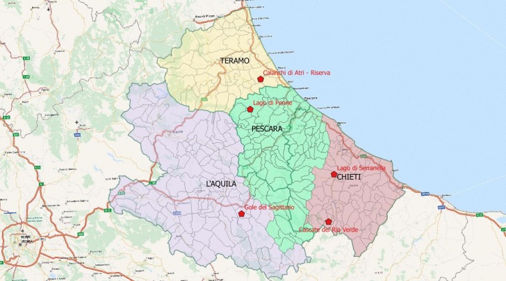 mappa sezioni wwf