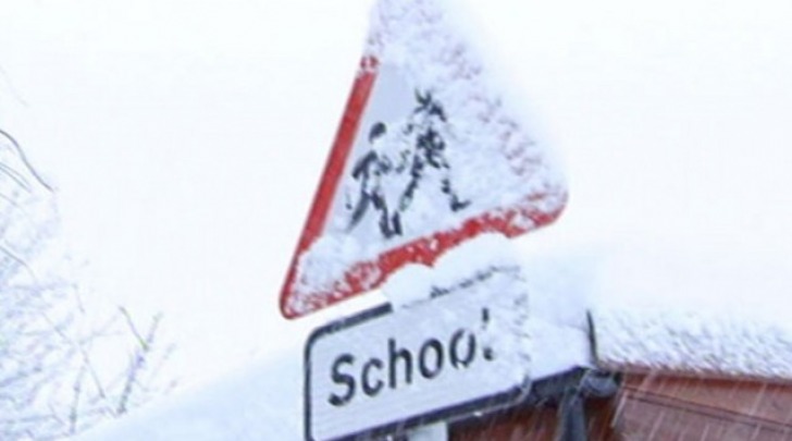 scuole chiuse per neve