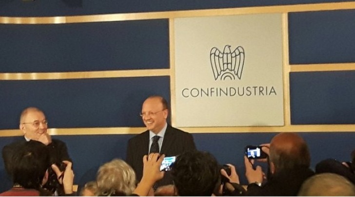 Confindustria, Vincenzo Boccia - foto da twitter @GIConfindustria