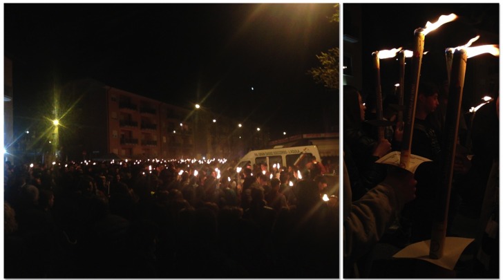 fiaccolata 6 aprile 2016