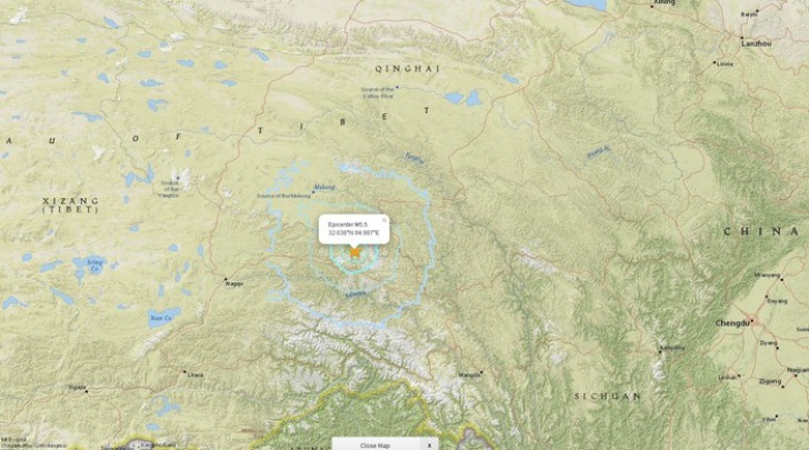 Terremoto in Tibet