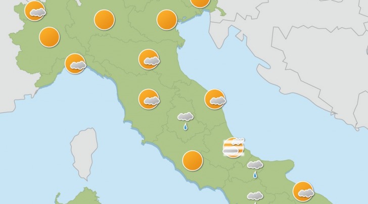 meteo fine settimana