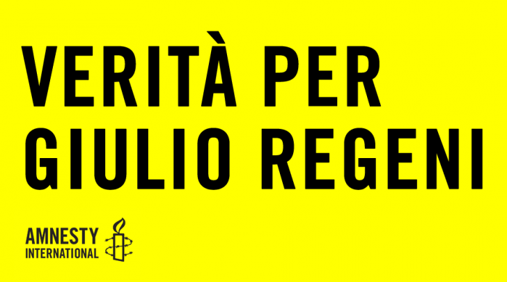 campagna "Verità per Giulio Regeni" 