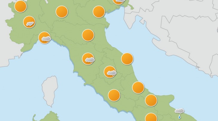 meteo, caldo rovente