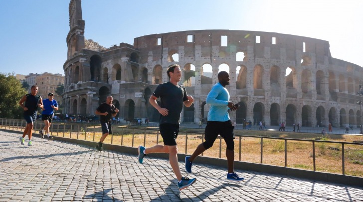 Mark Zuckerberg a Roma - foto da facebook