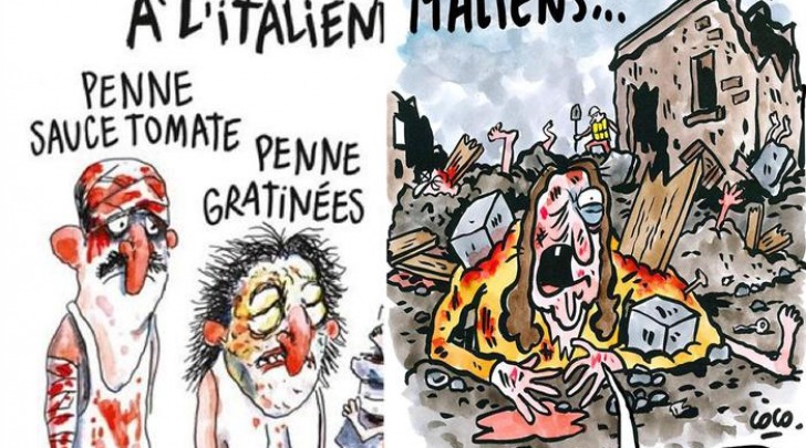 Charlie Hebdo, vignetta su terremoto Amatrice