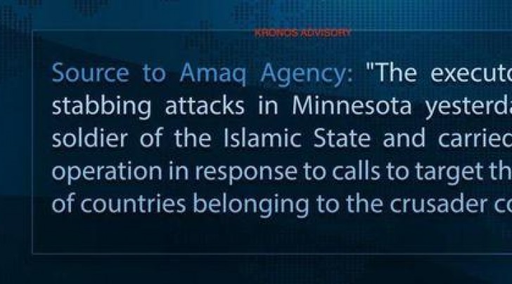 Isis rivendica attacco in Minnesota