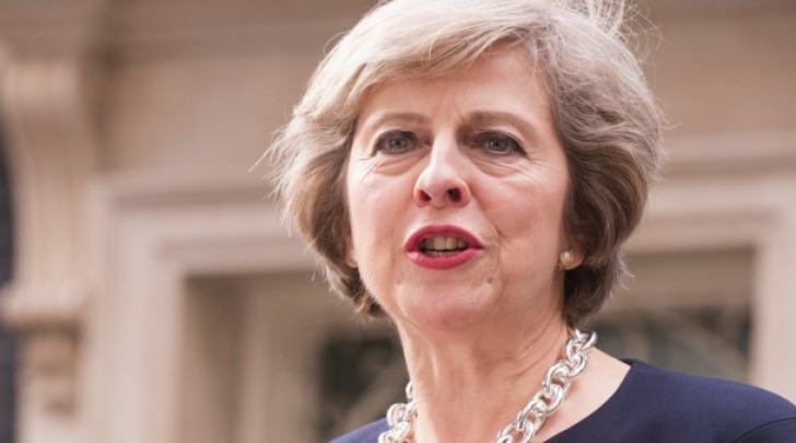 Il premier conservatore britannico Theresa May 