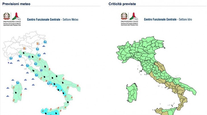 LE MAPPE della Protezione Civile