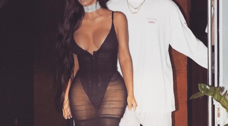 Kanye West e Kim Kardashian - foto da instagram