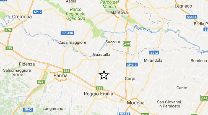 Terremoto 3.7 in provincia di Reggio nell'Emilia