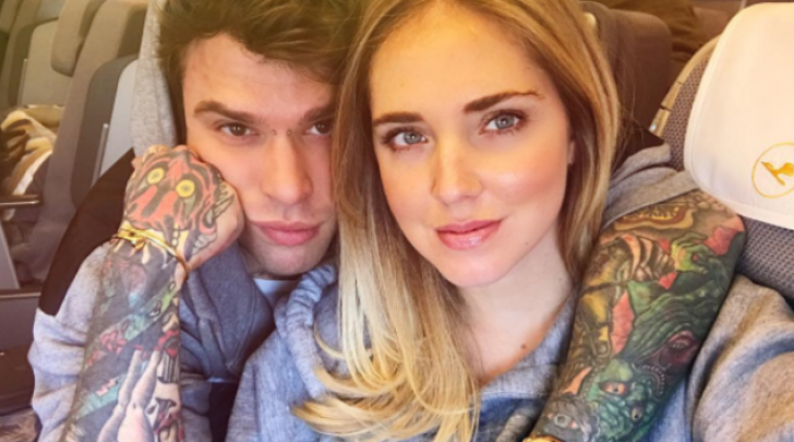 Fedez-Ferragni selfie