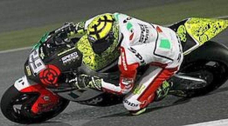 Andrea Iannone (Suter), ottimo 2° dal 16° in griglia. Reuters