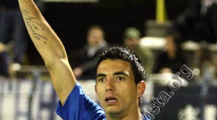 Imperio Carcione, autore del gol rossoblu a Noceto