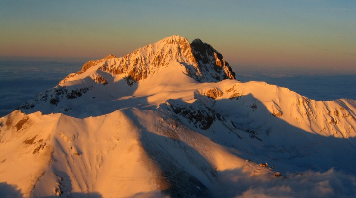 veduta aerea del Gran Sasso