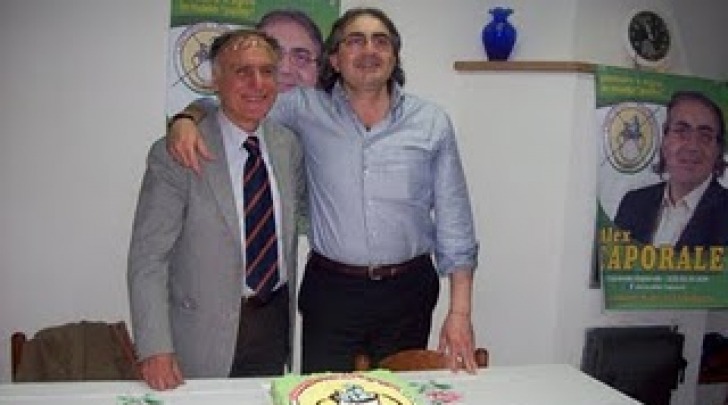 Alex Caporale con il sindaco Pupillo