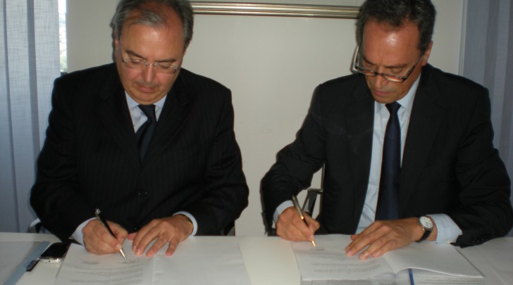 La firma dell'intesa