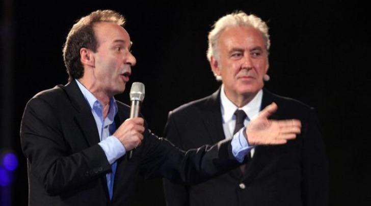 Roberto Bennigni e Michele Santoro