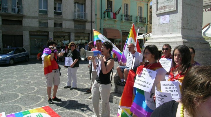 La manifestazione di stamattina