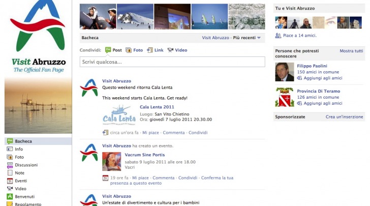 Pagina Fan "Visit Abruzzo"