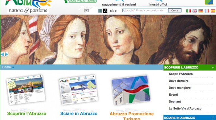 Homepage sito