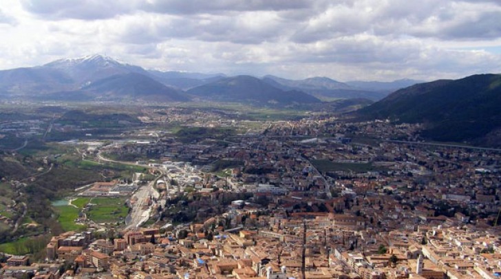 Una veduta dell'Aquila
