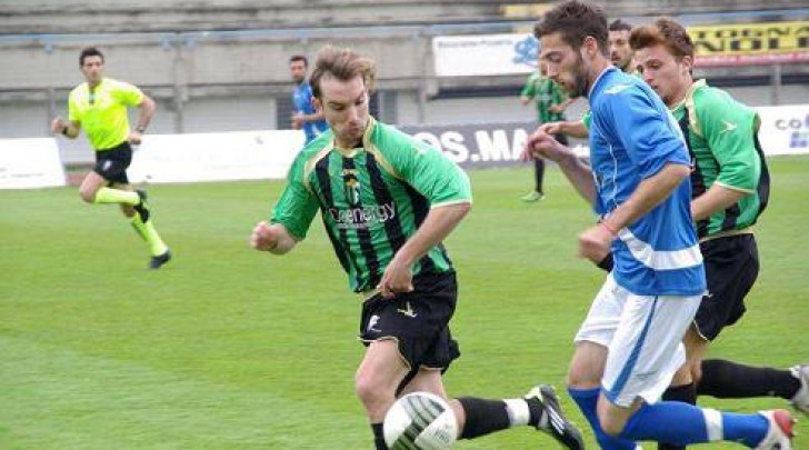 Stefano Amadio, con la maglia neroverde