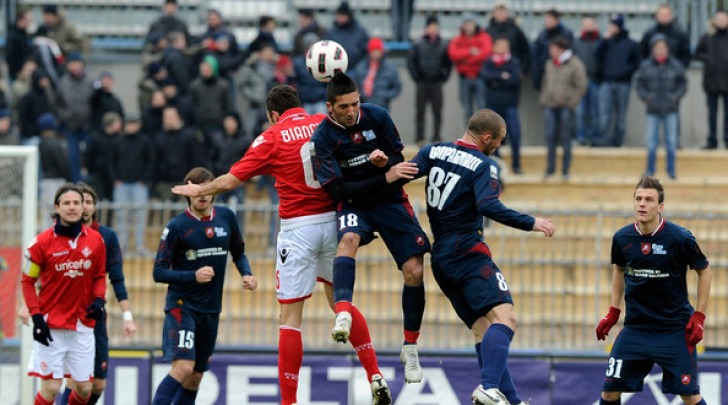 Tommaso Bianchi, in un Piacenza-Reggina dello scorso anno