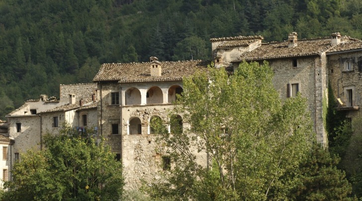 Una veduta di Isola del Gran Sasso