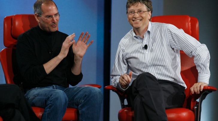 Steve Jobs (1955- 2011) e Bill Gates