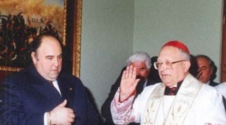 Cardinale Antonio Innocenti con Luigi Lombardo