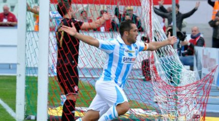 Marco Sansovini, autore del gol del Pescara