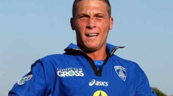 Salvatore Caturano con la maglia dell'Empoli