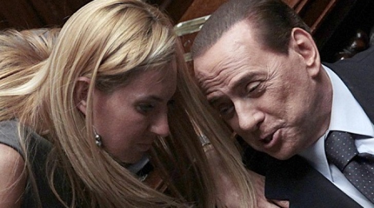 La Biancofiore con Berlusconi alla Camera