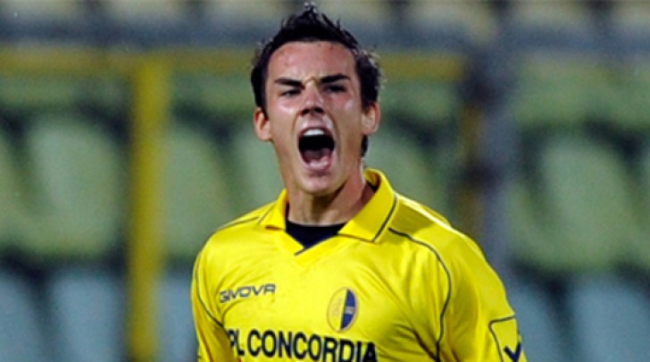 Cristian Pasquato con la maglia del Modena