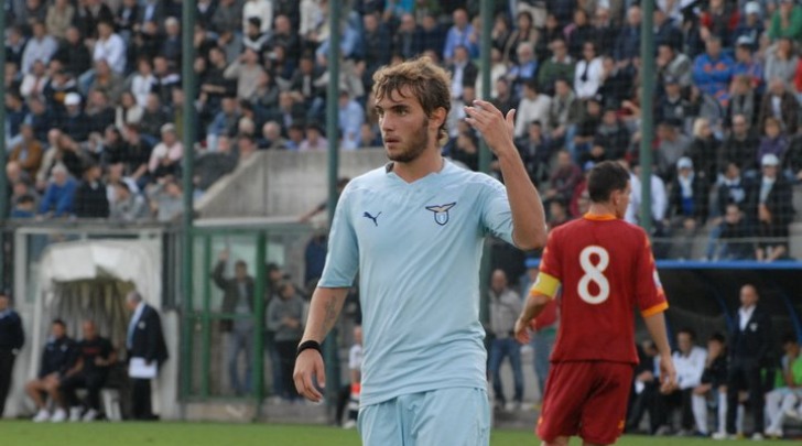 Tommaso Ceccarelli con la maglia della Lazio