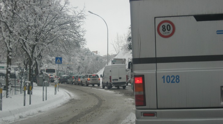 Viale Croce Rossa all'Aquila