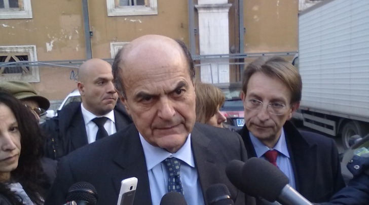 Bersani all'Aquila con Cialente