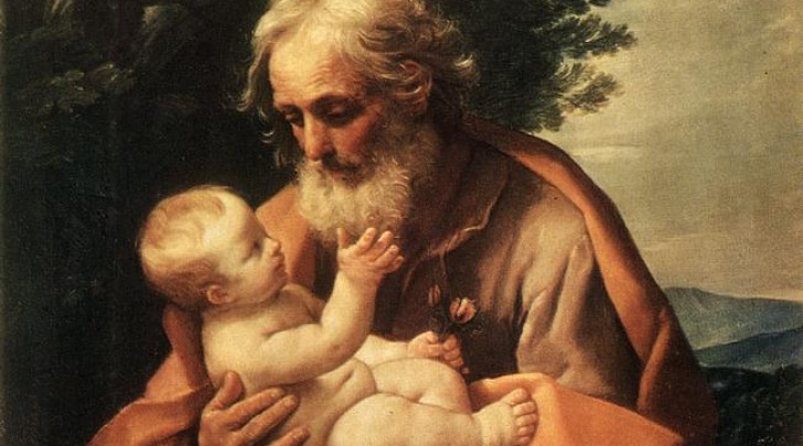 Saint Joseph with the Infant Jesus di Guido Reni, 1635