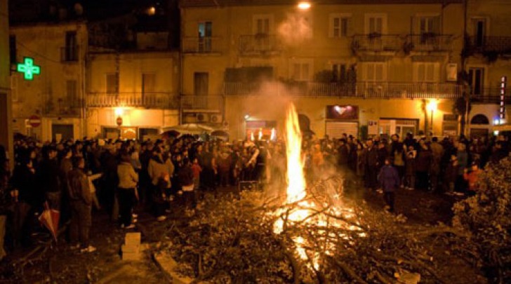 Il falò ad Itri