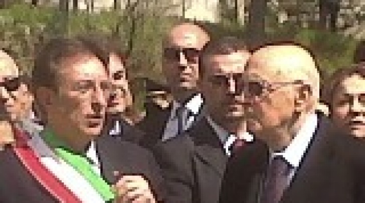 Giorgio Napolitano e Massimo Cialente